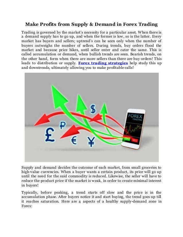 Make Profits From Supply Demand In Forex Trading - 