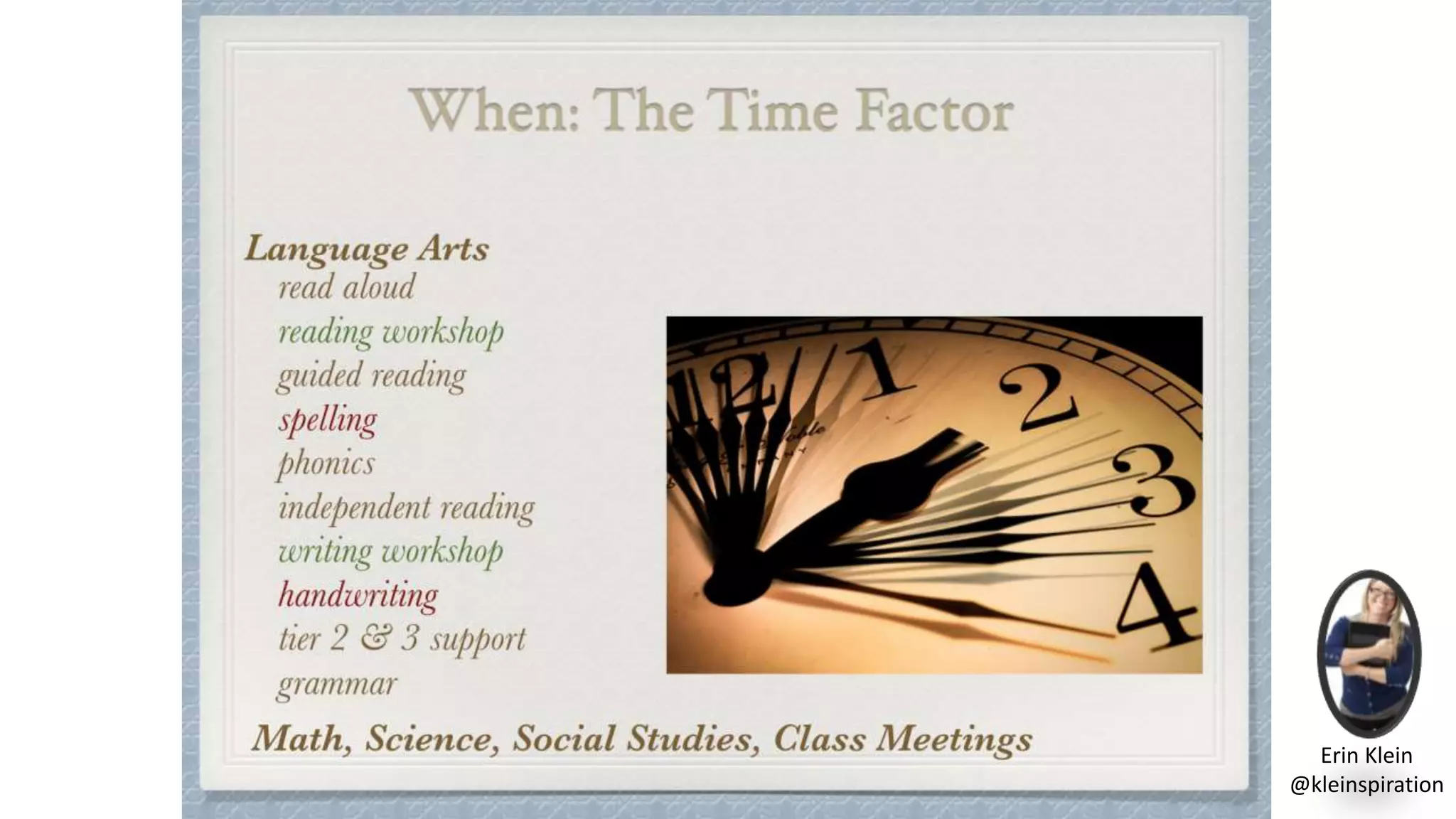 Erin Klein
@kleinspiration
 