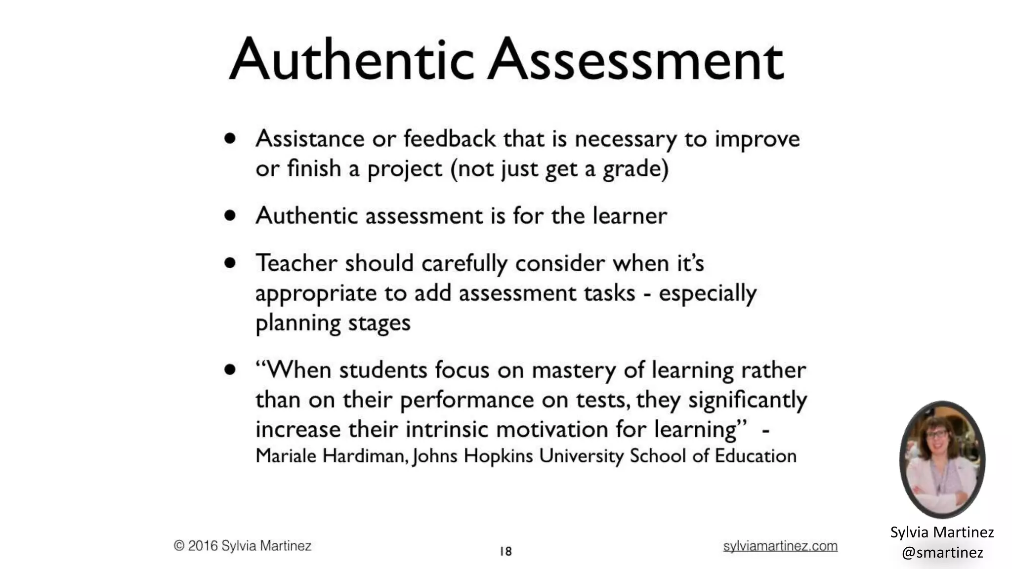 Sylvia Martinez
@smartinez
 