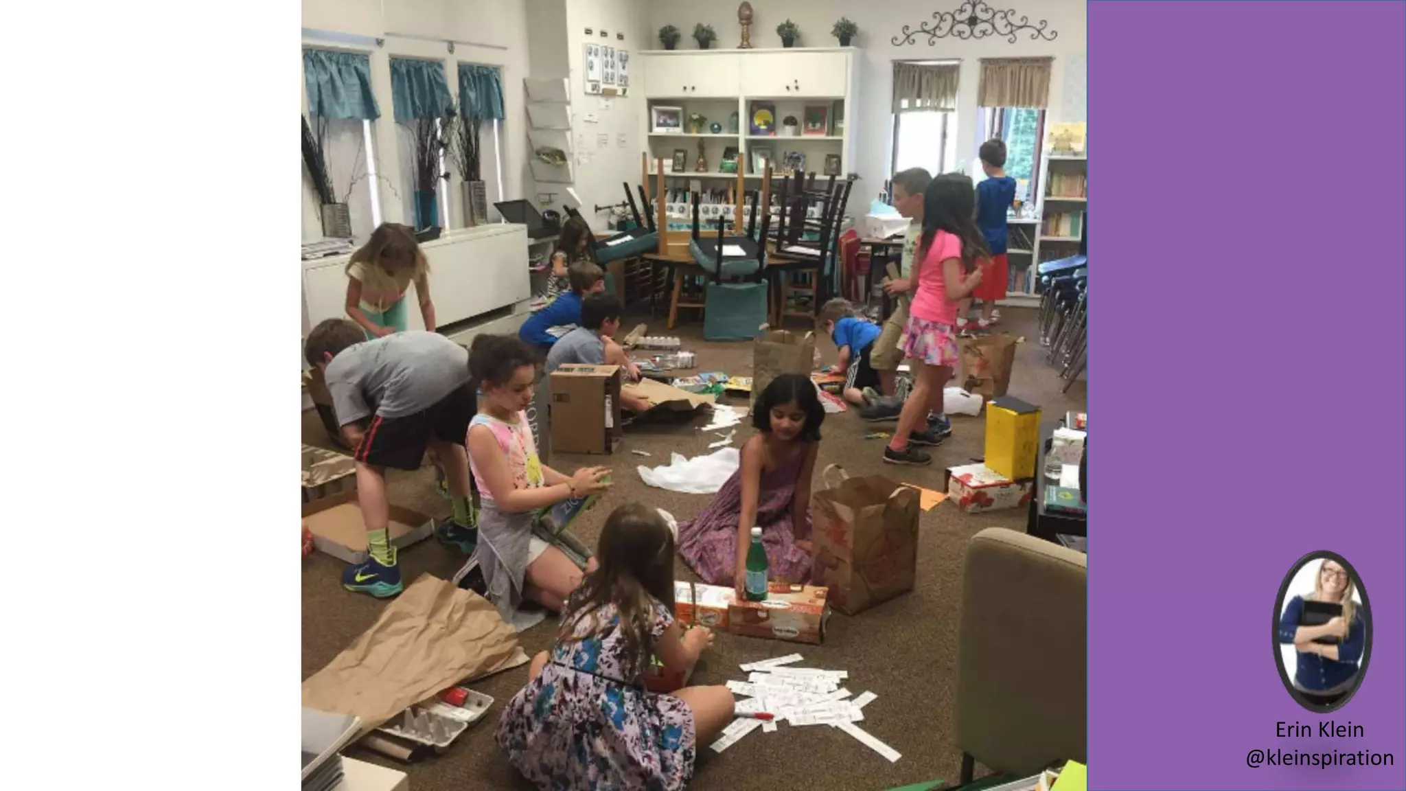 Erin Klein
@kleinspiration
 