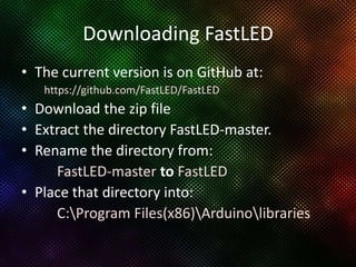 A Fast Introduction to Arduino and Addressable LED Strips | PPTX ...