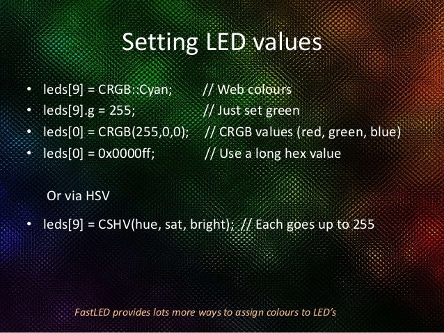 A Fast Introduction to Arduino and Addressable LED Strips