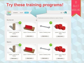 Try these training programs!
 