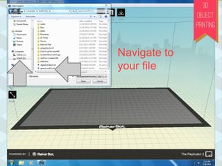 ADD brings your file
into the program.
Navigate to
your file
 