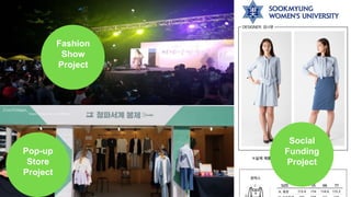 Social
Funding
Project
Fashion
Show
Project
Pop-up
Store
Project
 