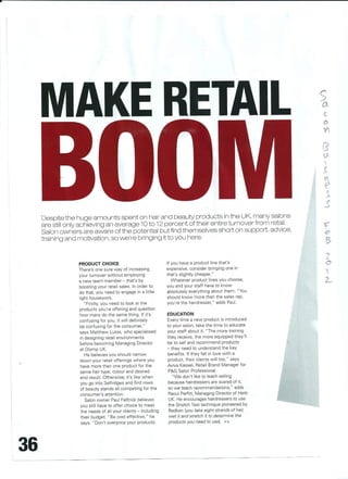 Make Retail Boom