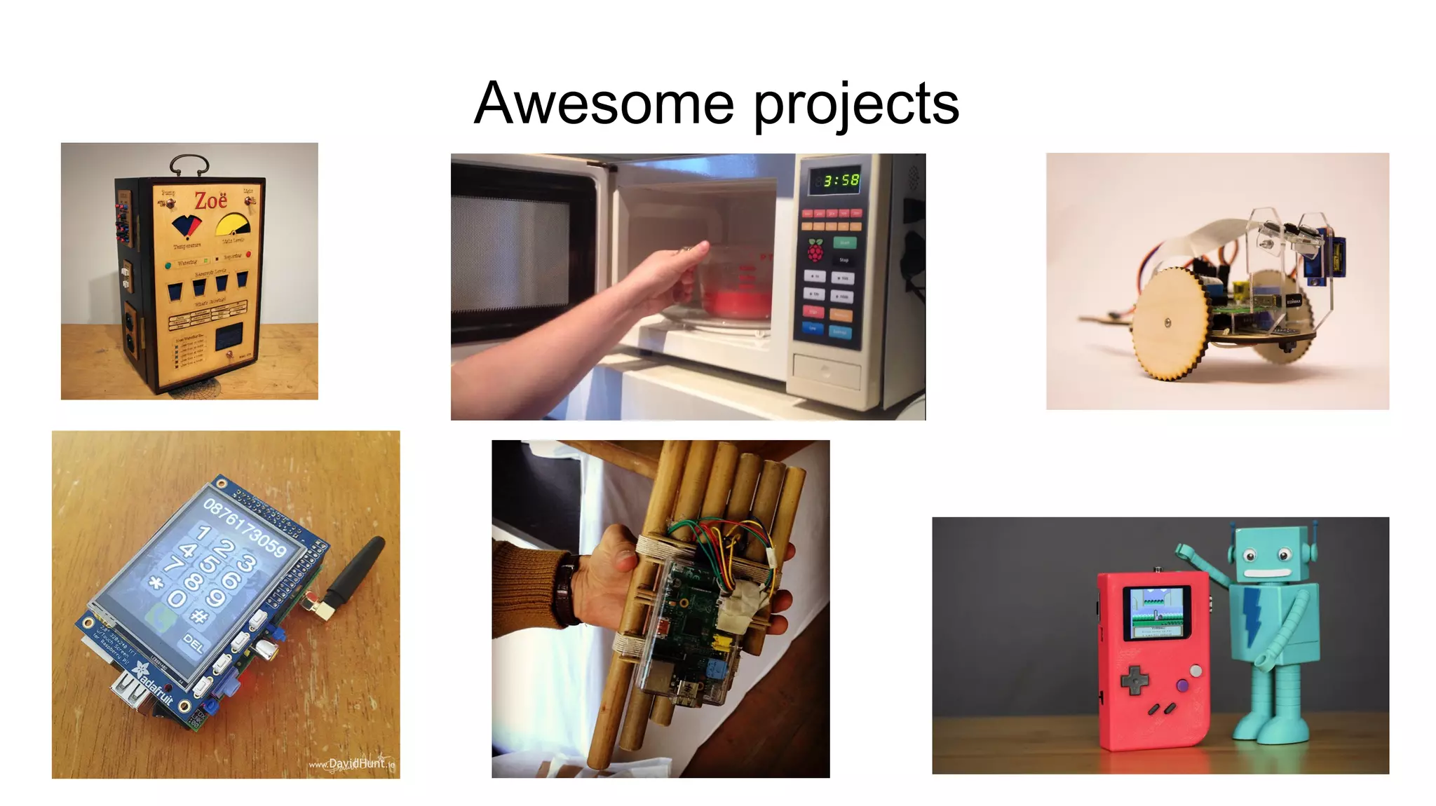 Awesome projects
 