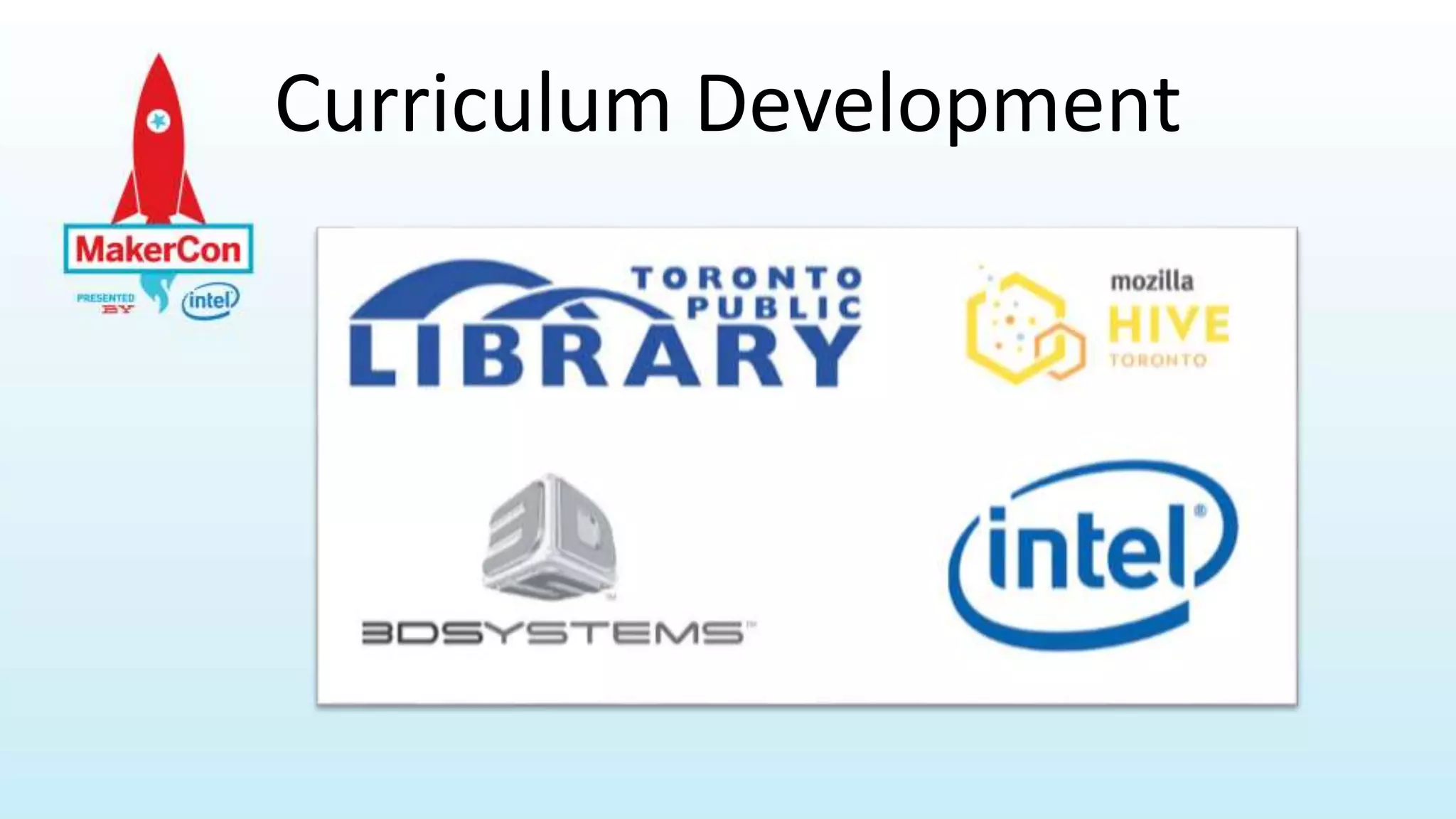 Curriculum Development
 