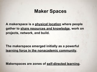 Maker spaces | PDF