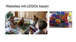 Websites mit LEGOs bauen
 