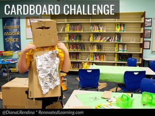 @DianaLRendina * RenovatedLearning.com
CARDBOARD CHALLENGE
 