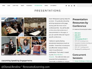 @DianaLRendina * RenovatedLearning.com
 