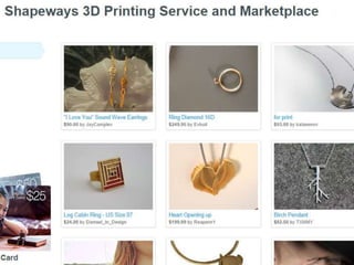 MakerSpaces and 3D printing in Libraries