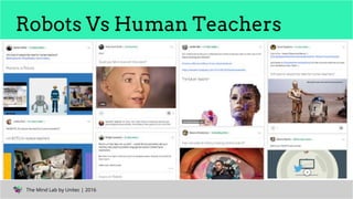 The Mind Lab by Unitec | 2016The Mind Lab by Unitec | 2016
Robots Vs Human Teachers
 