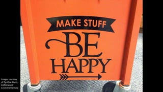 Images courtesy
of Cynthia Alaniz,
Cottonwood
Creek Elementary
 