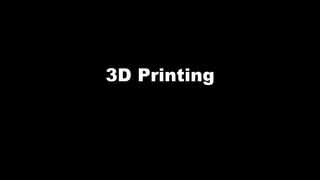 3D Printing
 