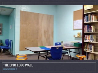 THE EPIC LEGO WALL 
HOW WE MADE IT 
 