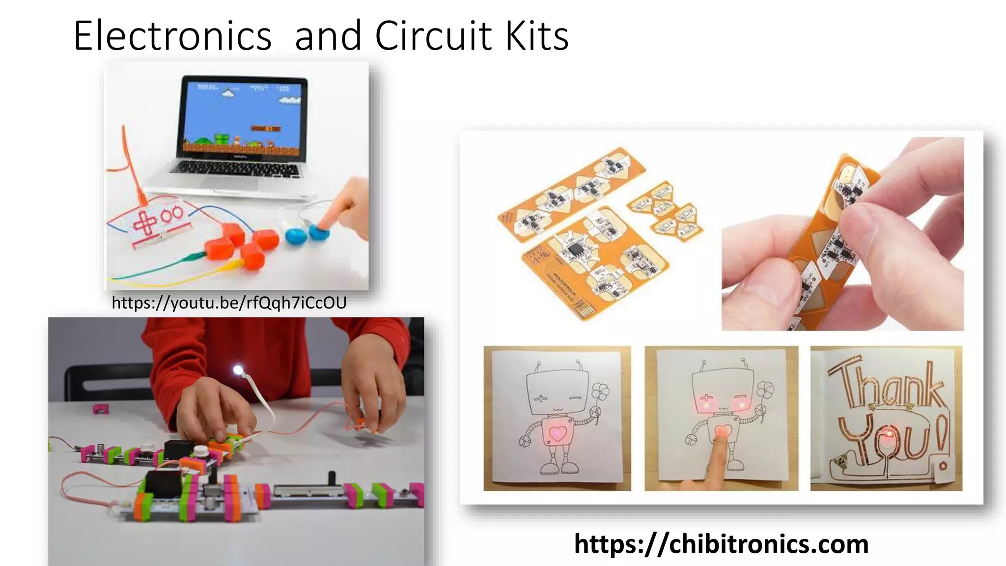 Electronics and Circuit Kits
https://chibitronics.com
https://youtu.be/rfQqh7iCcOU
 