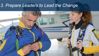 3. Prepare Leaders to Lead the Change
 