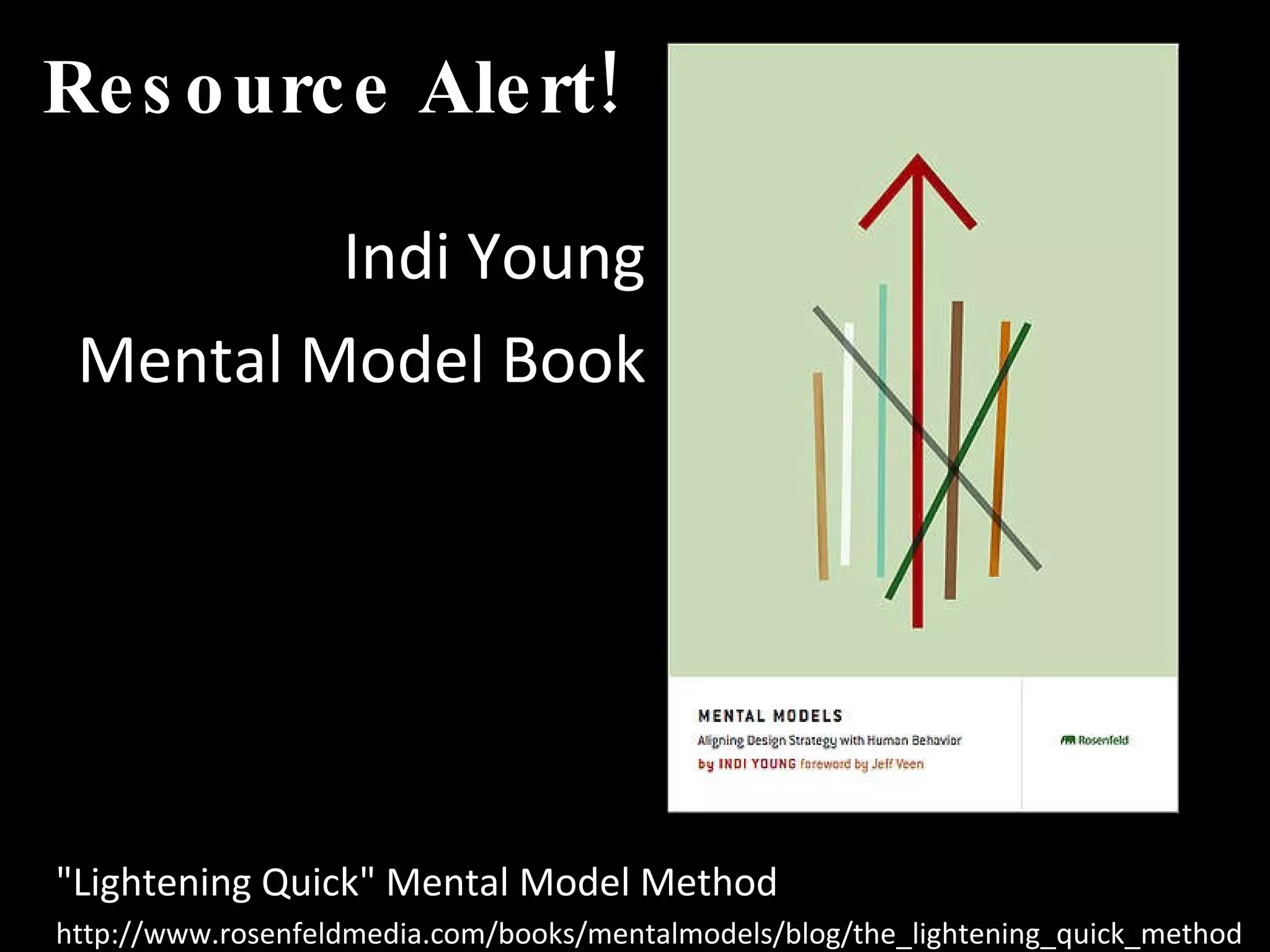 Resource Alert! Indi Young Mental Model Book "Lightening Quick" Mental Model Method  http://www.rosenfeldmedia.com/books/mentalmodels/blog/the_lightening_quick_method 