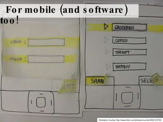 Rodolphe Courtier http://www.flickr.com/photos/rcourtie/3500123702/ For mobile (and software) too! 