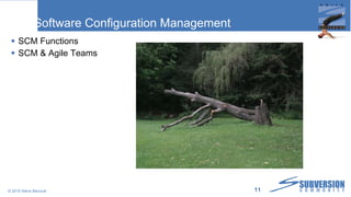 Software Configuration Management SCM Functions SCM & Agile Teams © 2010 Steve Berczuk  