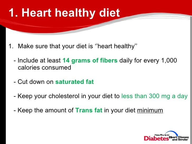 Healthy Heart Diet Meal Plan