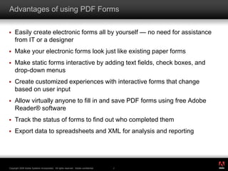 Making the most of PDF forms | PPTX