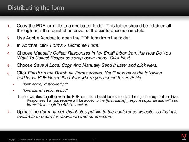 Making the most of PDF forms