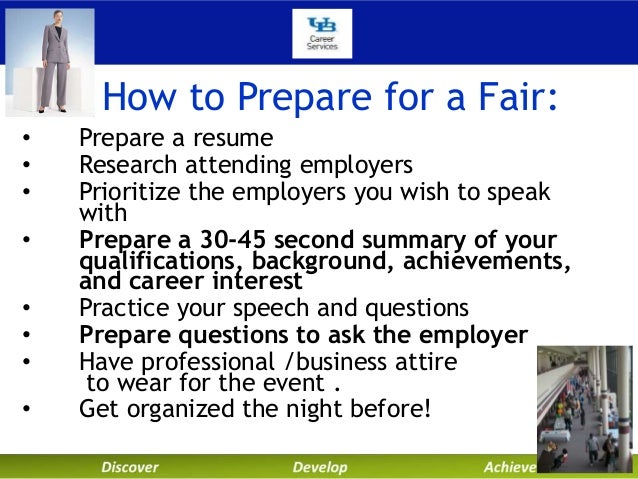 questions to ask at a job fair