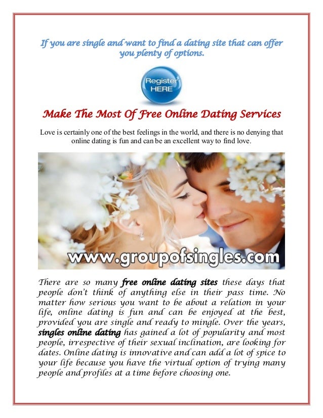 Free online dating service for singles