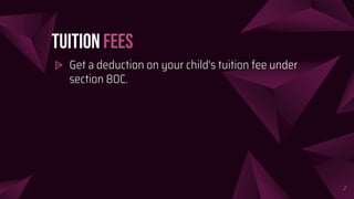 Make the most of lesser known income tax deductions | PPT