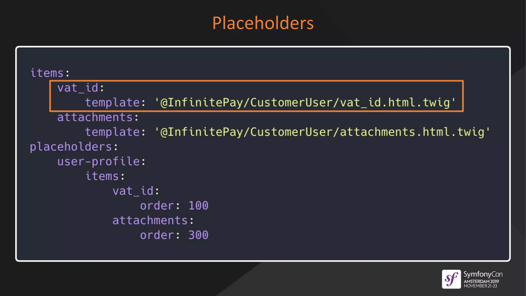 Placeholders
 