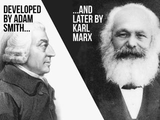developed   ...and
by adam     later by
smith...    karl
            marx
 