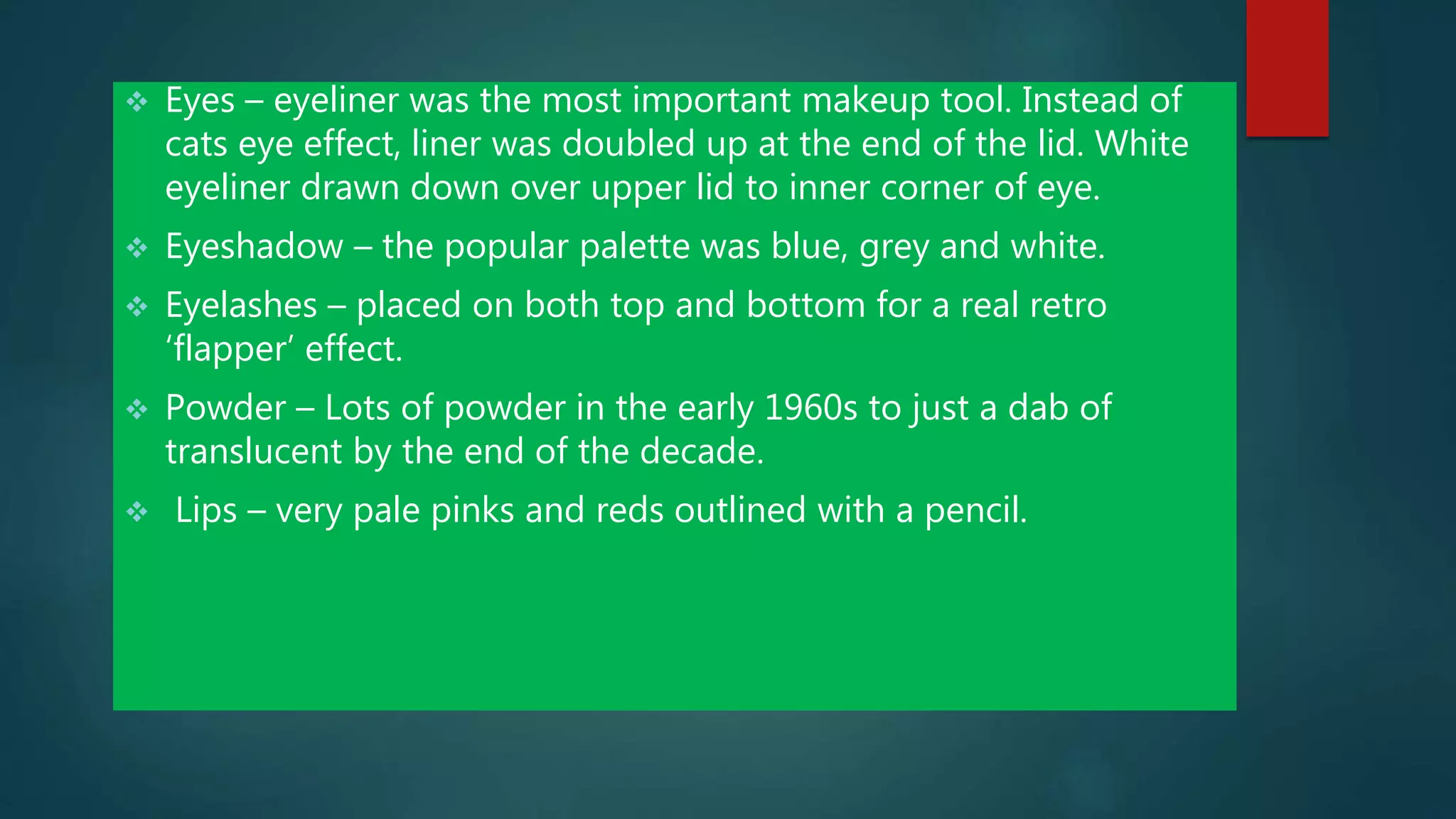 Makeup history PPT