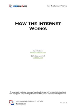how the internet works | PDF