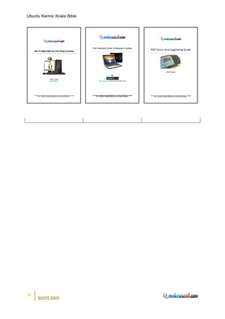 Ubuntu Karmic Koala Bible




54
     guvnr.com
 