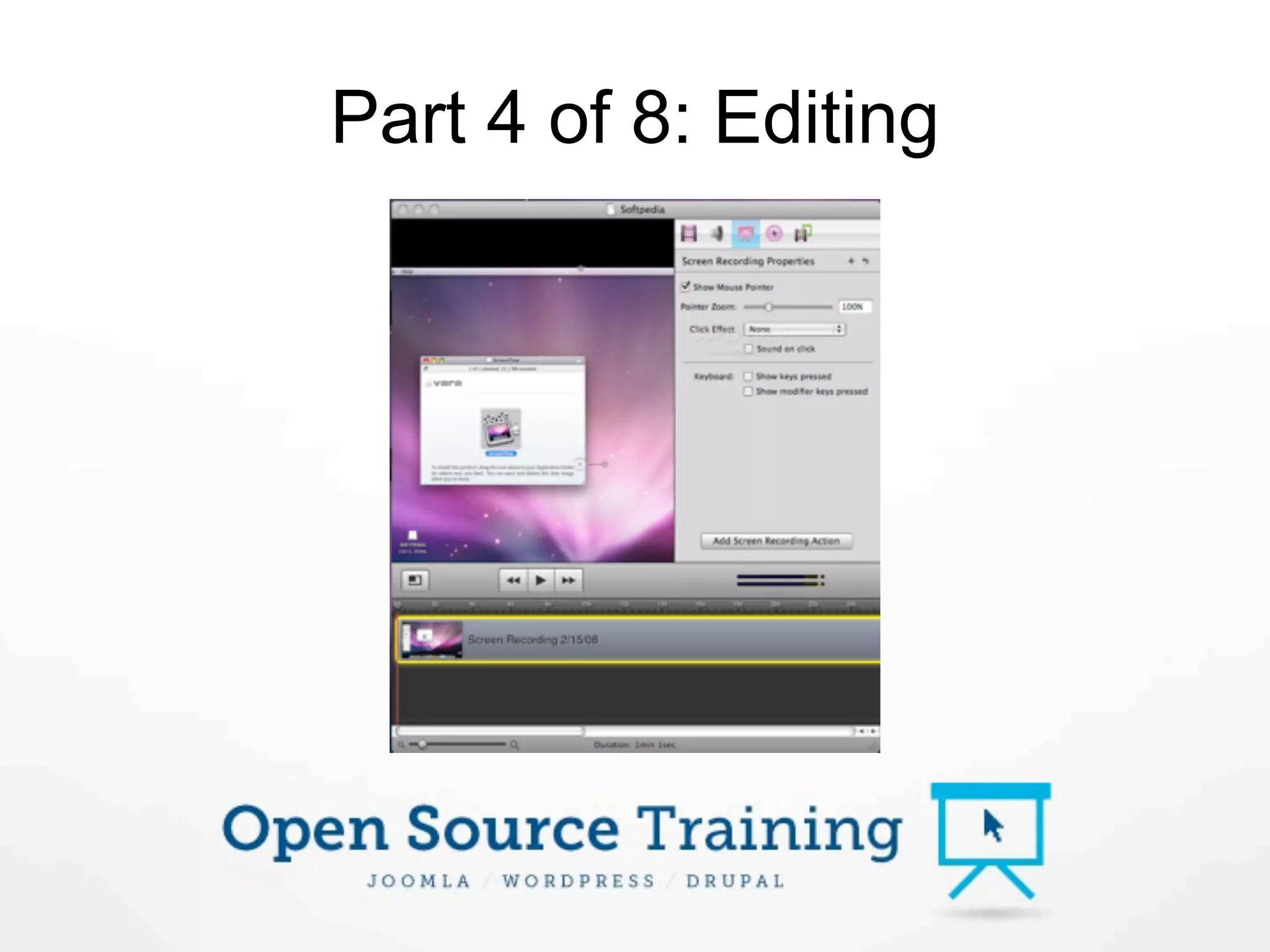 Part 4 of 8: Editing
 