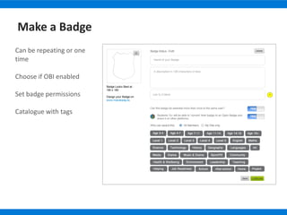 Open Badges Made Easy with Makewaves | PPTX