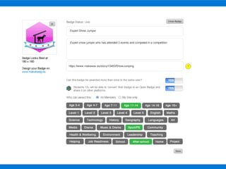 Open Badges Made Easy with Makewaves | PPTX
