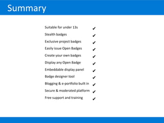 Open Badges Made Easy with Makewaves | PPTX