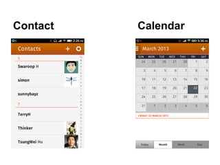 Contact Calendar
 
