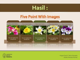 Your text here
You can replace this
sample text
Your text here
You can replace this
sample text
Your text here
You can replace this
sample text
Your text here
You can replace this
sample text
Your text here
You can replace this
sample text
 