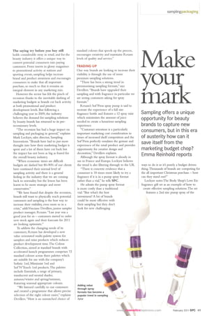 Make your mark SPC Article - February 2011