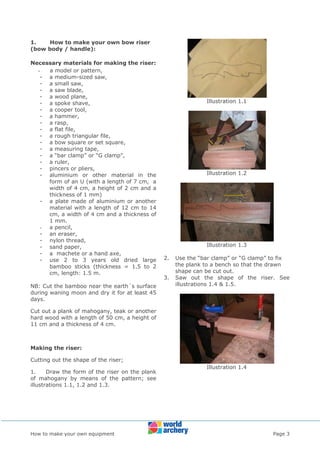 Bow Rasp Make your own equipment (Archery) | PDF