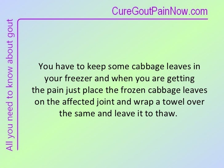 What Is A Good Natural Remedy For Gout What Is A Good Natural Remedy For Gout