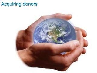 Acquiring donors 