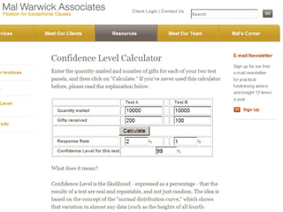 Statisical accuracy screengrab 