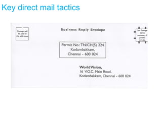 Key direct mail tactics 