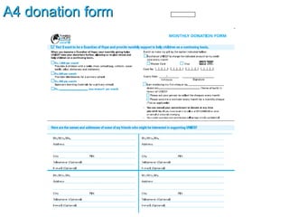 A4 donation form 